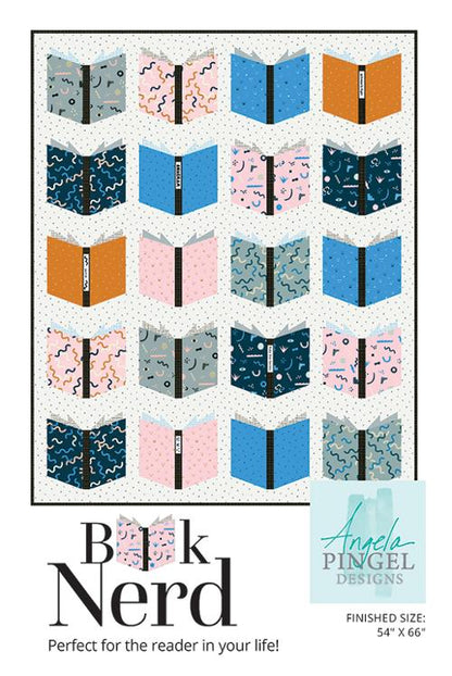 Book Nerd Paper Pattern by Angela Pingel Designs