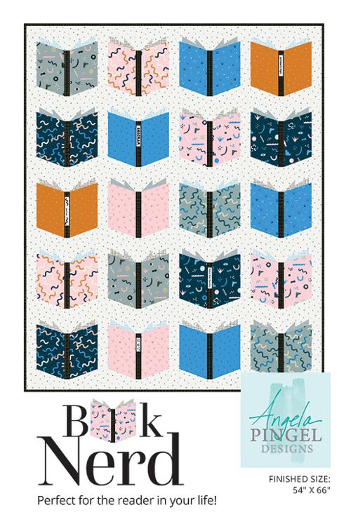 Book Nerd Paper Pattern by Angela Pingel Designs