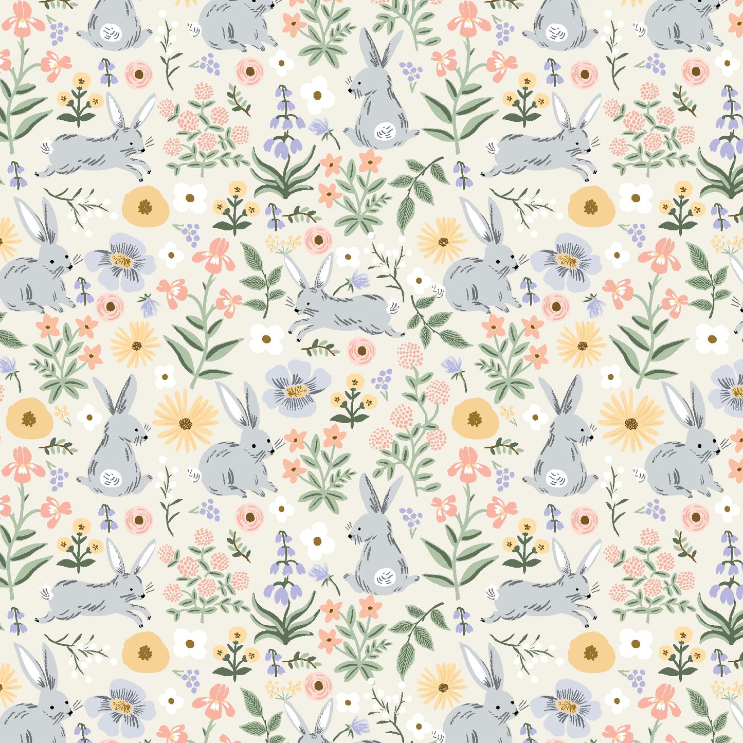 Easter Bunny Floral - Cream RP1508-CR2  - by Rifle Paper Co.