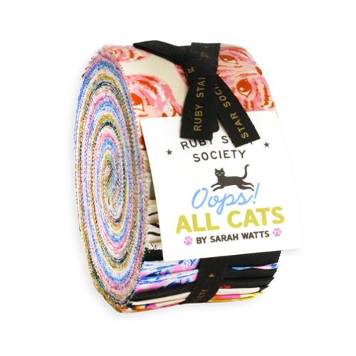 Oops All Cats Jelly Roll by Sarah Watts for Ruby Star Society