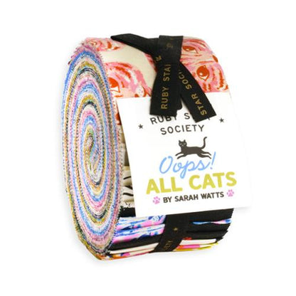 Oops All Cats Jelly Roll by Sarah Watts for Ruby Star Society