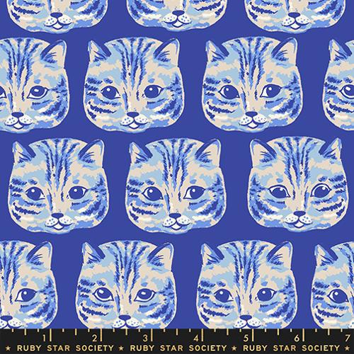 Oops All Cats Blue Ribbon by Sarah Watts for Ruby Star Society RS2147 18