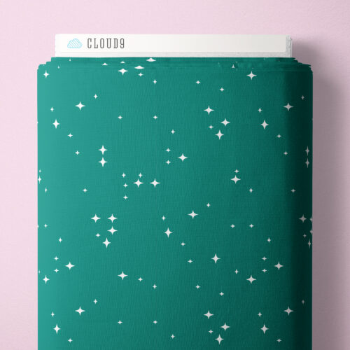 Jolly Tidings - Sparkle Bright Dark by Whim and Joy for Cloud9 Fabrics