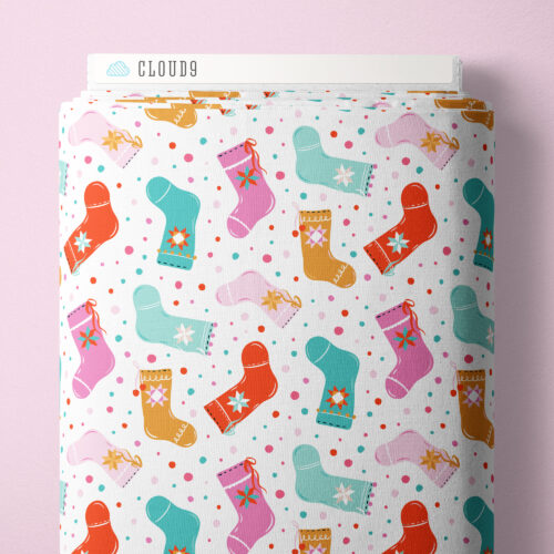 Jolly Tidings - Stitched with Glee by Whim and Joy for Cloud9 Fabrics