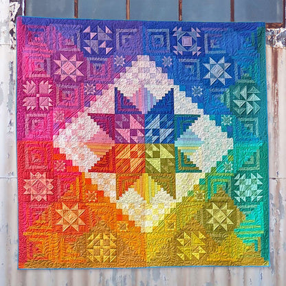 Color Compass Quilt Kit