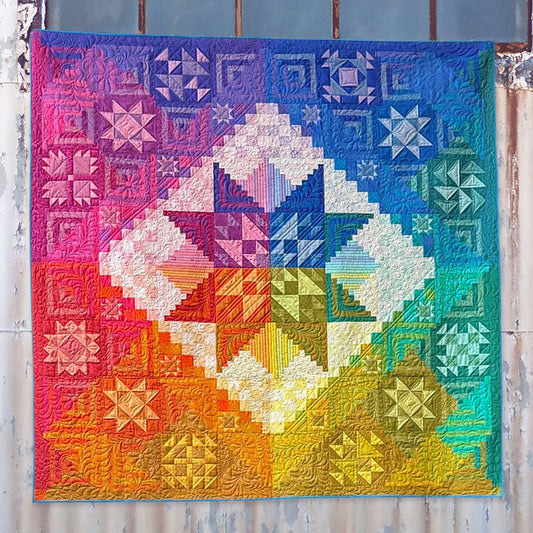 Color Compass Quilt Kit