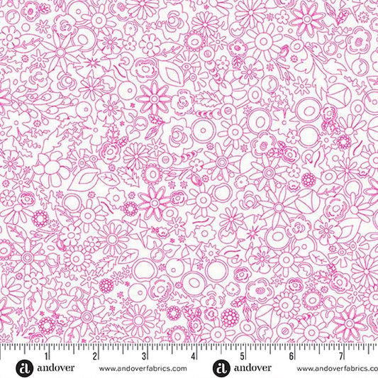 Sun Print Whisper Woodland in Cosmos by Alison Glass