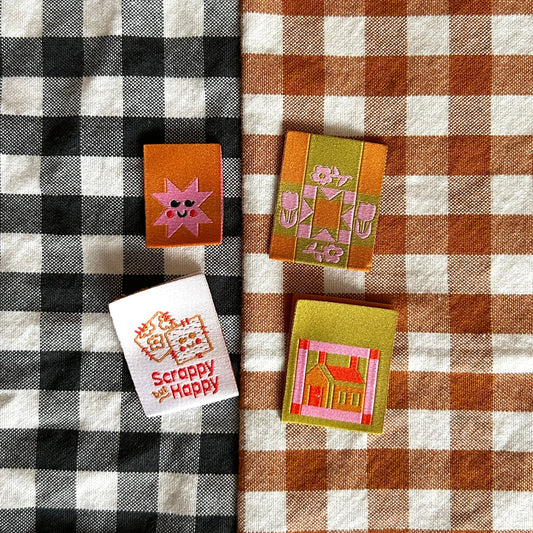 Quilty Woven Labels by Cotton & Ochre