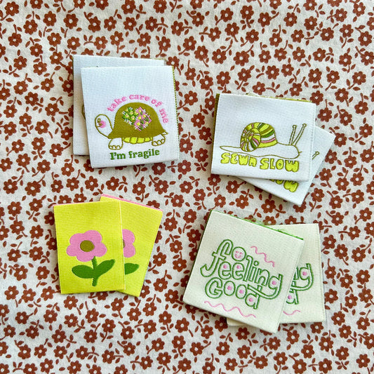 Self Love Woven Labels by Cotton & Ochre