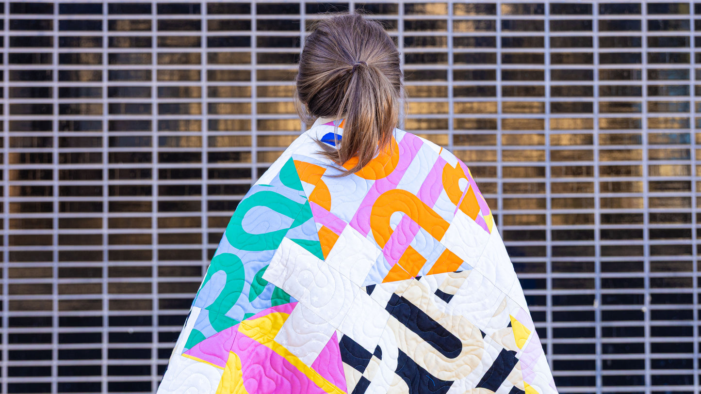 Crossed Out Quilt Kit