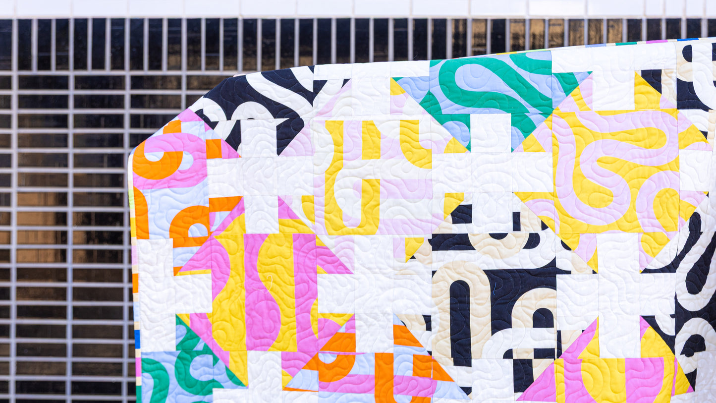 Crossed Out Quilt Kit