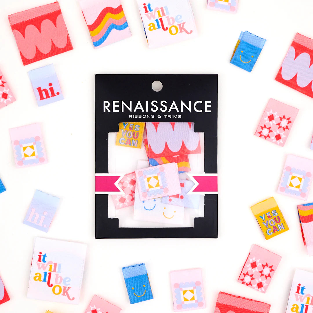 Playful Set  8 pc Label set from Renaissance Ribbons