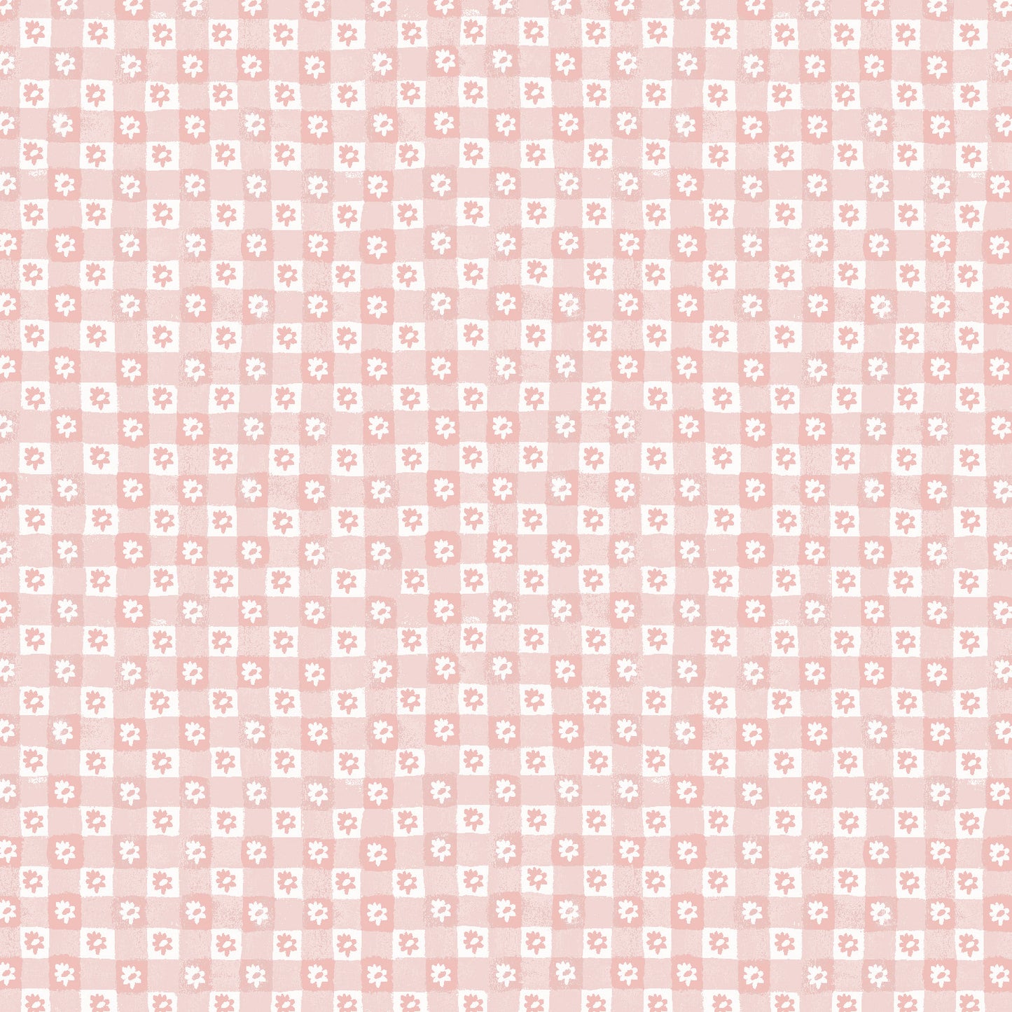 Easter Daisy Gingham - Blush - RP1505-BL1 - by Rifle Paper Co.