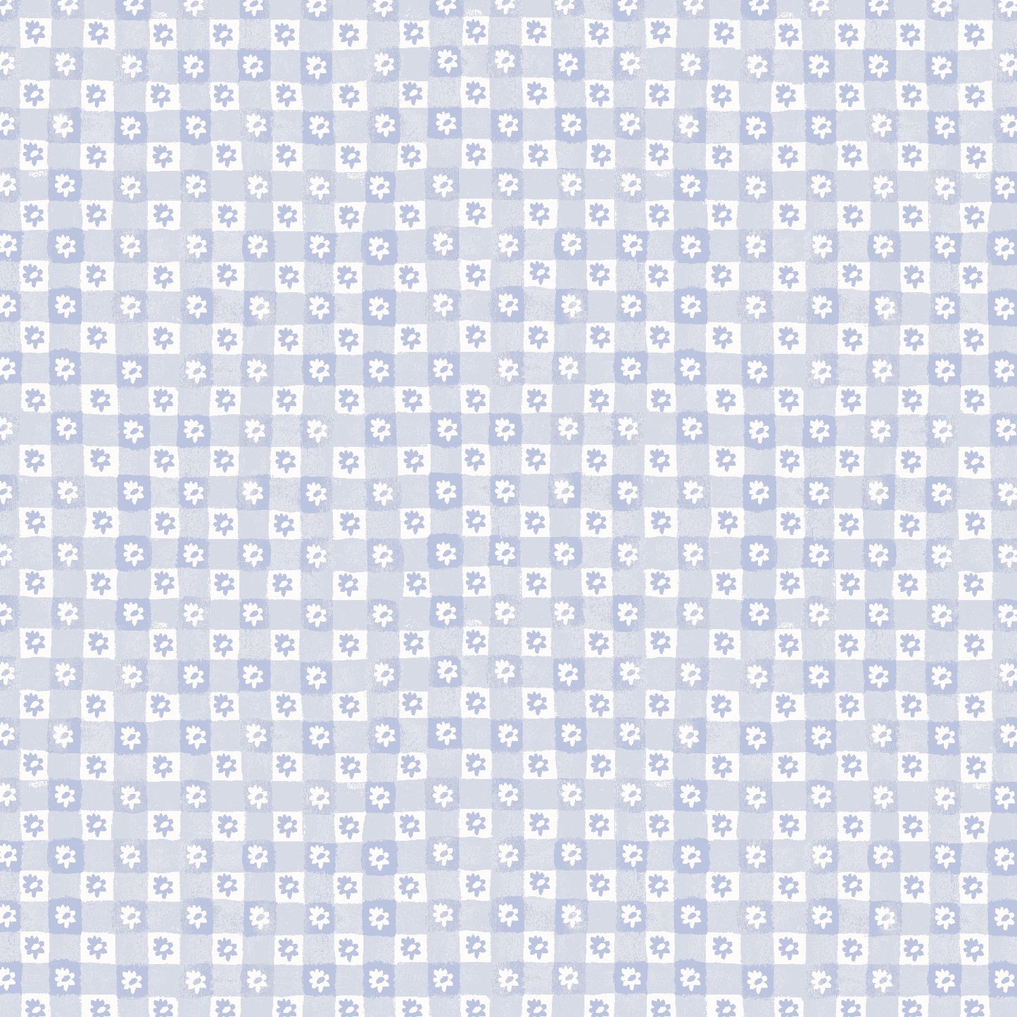 Easter Daisy Gingham - Blue - RP1505-BL2 - by Rifle Paper Co.