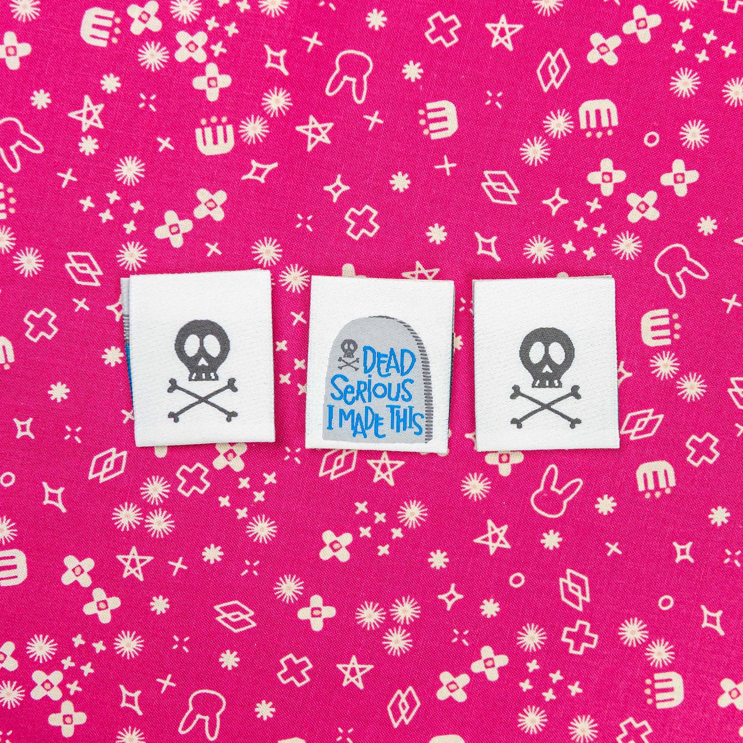 Dead Serious- Sewing Labels by Kati Cupcake