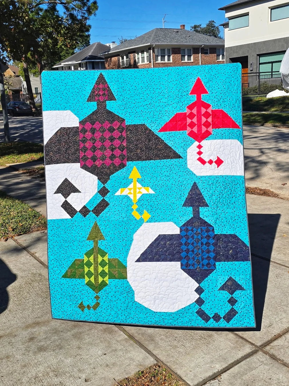 Skyborn Paper Pattern by Slightly Biased Quilts
