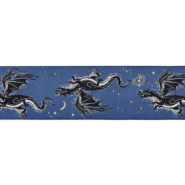 Fire Glow Etched Dragon Ribbon by Sarah Watts for Renaissance Ribbons