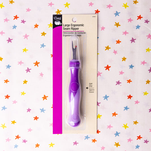 Purple Large Ergonomic Seam Ripper