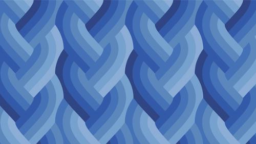 Echo Braid in Blue by Emily Van Hoff for Moda