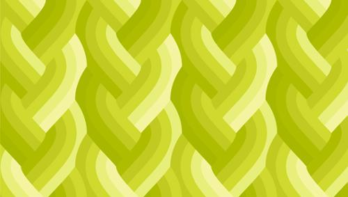 Echo Braid in Acid Green by Emily Van Hoff for Moda