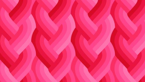 Echo Braid in Dark Pink by Emily Van Hoff for Moda