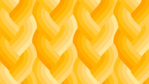 Echo Braid in Yellow by Emily Van Hoff for Moda