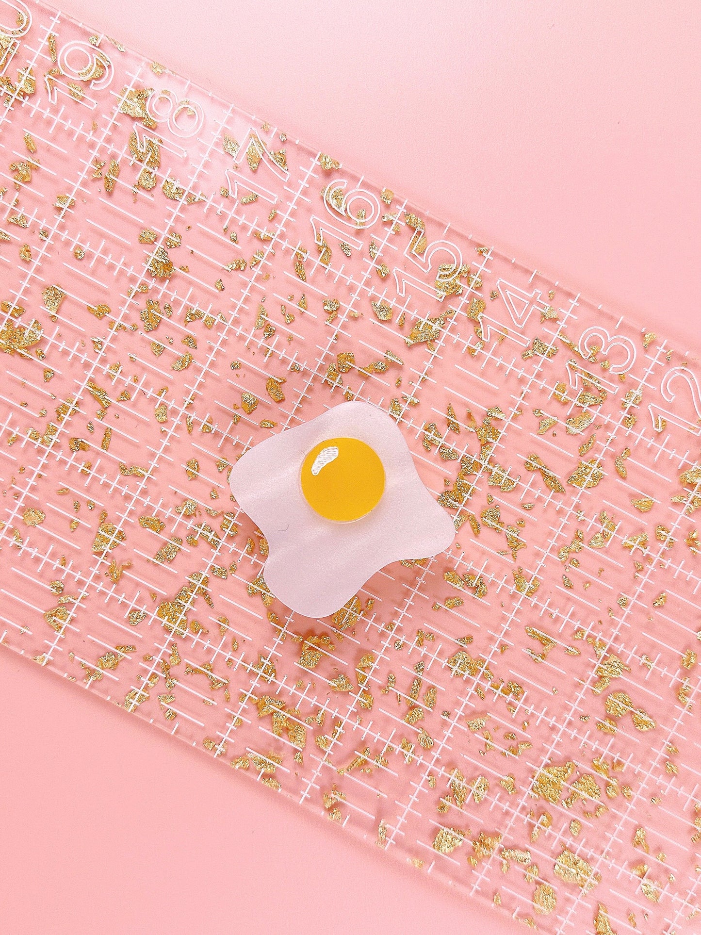 Egg Ruler Handle by Feral Notions