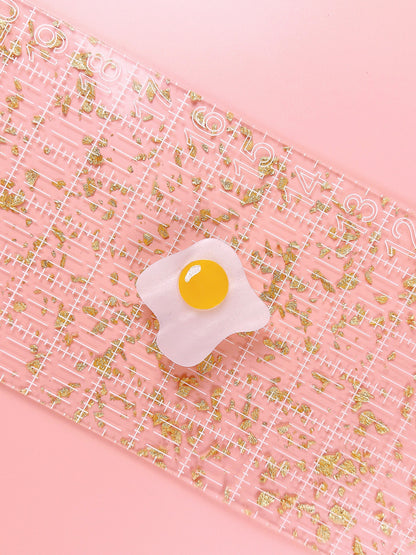 Egg Ruler Handle by Feral Notions