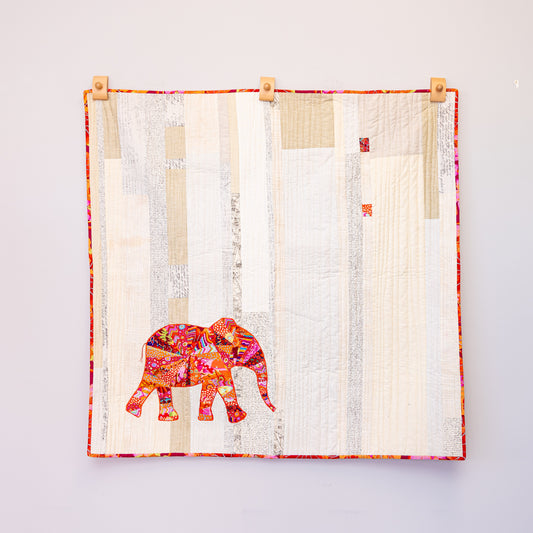 Sample Sale: Elephant and I Finished Quilt