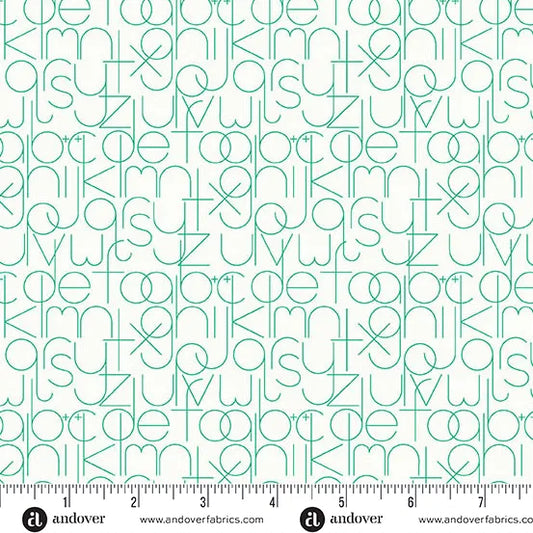 Sun Print Whisper Enough in Emerald by Alison Glass
