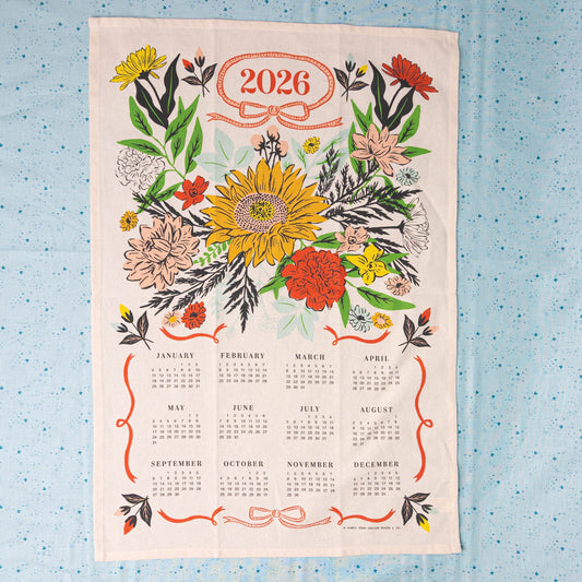 Fancy That 2026 Calendar Tea Towel