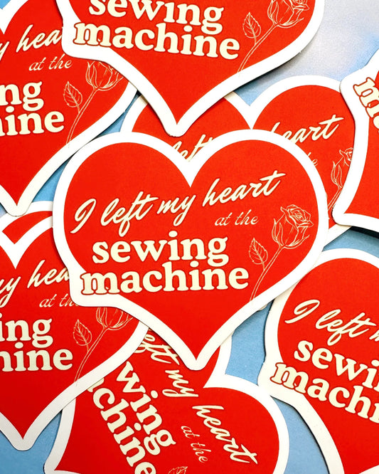 I Left My Heart Sticker by Feral Notions