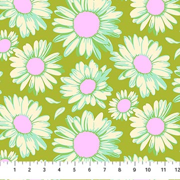 Daisy Crush | Sunshine Daisies in Olive 91281-73