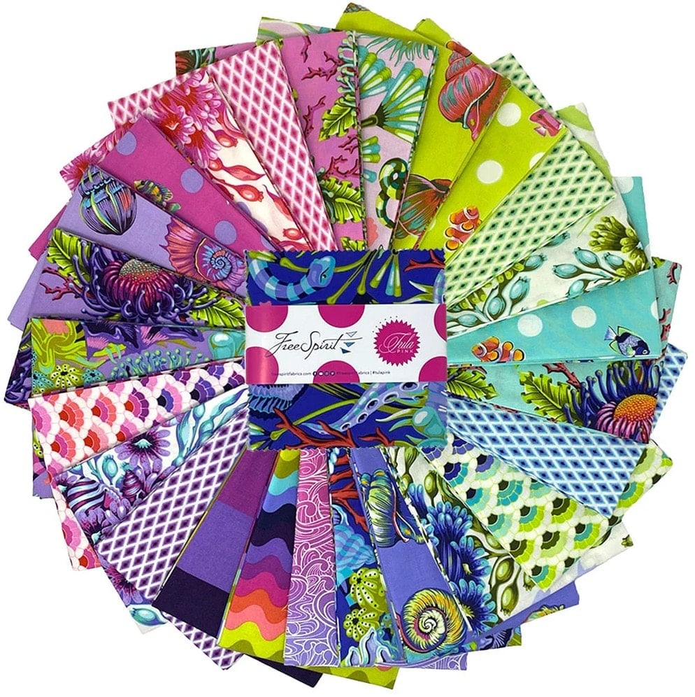 Floral Reef 5" Stacker by Tula Pink for Free Spirit