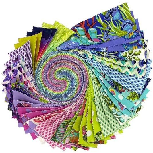 Floral Reef 2.5" Strips by Tula Pink for Free Spirit