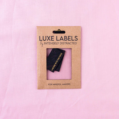 I Am One With the Force - Woven Luxe Sew In Label by Intensely Distracted