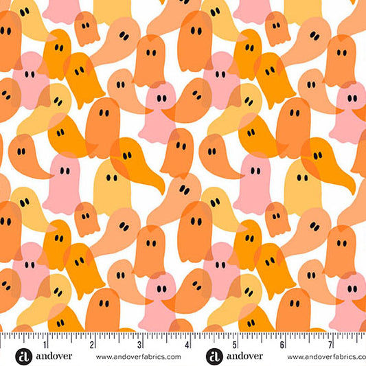 Ghostly Garden - Ghost Party in Orange by KP Creates for Andover