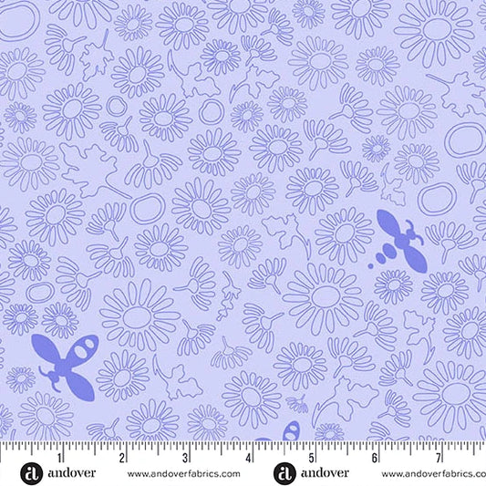 Color Camp - Dusk by Alison Glass Bee Lighter Violet A-10431-P