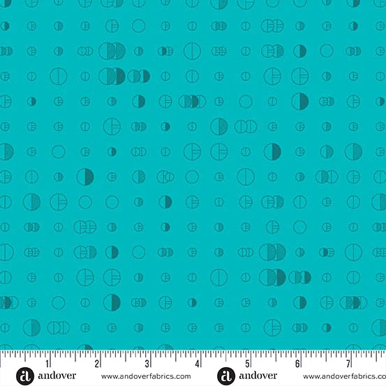 Color Camp - Grove by Alison Glass Scout Aqua A-10423-T