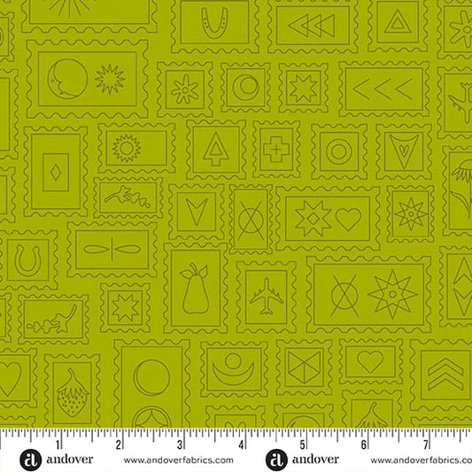 Color Camp - Grove by Alison Glass Postcard Toad A-10424-G