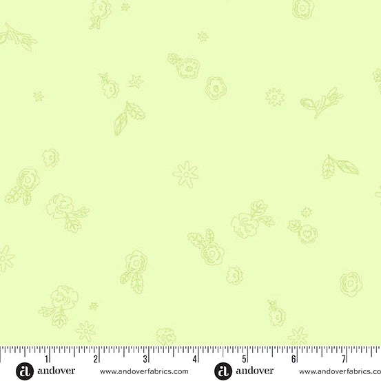Color Camp - Grove by Alison Glass Sprig Lighter Grass  A-10425-G
