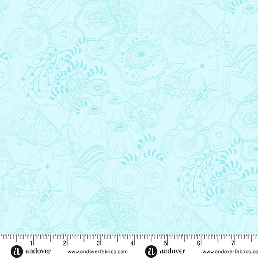 Color Camp - Dusk by Alison Glass Tangle Lighter Pool A-10420-B