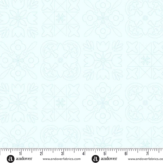 Color Camp - Dusk by Alison Glass Bandana Lightest Pool A-10428-LB