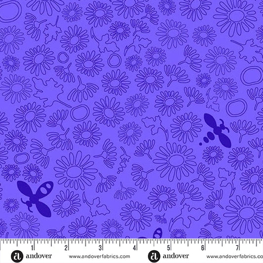 Color Camp - Dusk by Alison Glass Bee Violet A-10431-P1