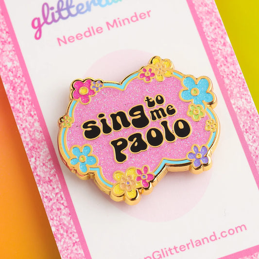 Sing to me Paolo Needle Minder by Glitterland