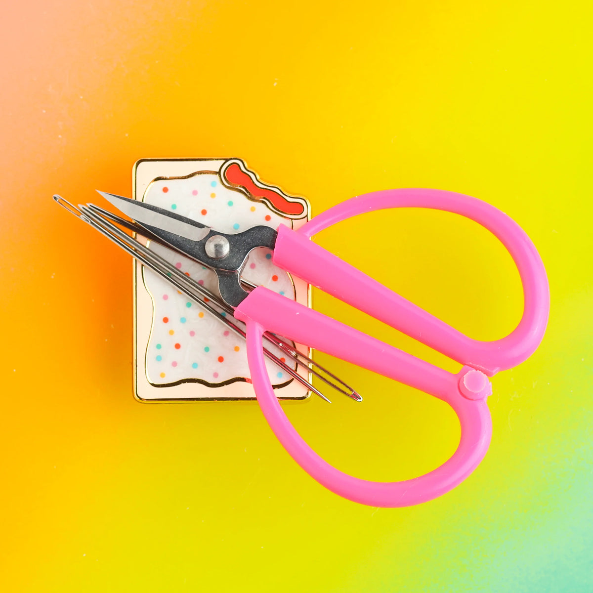 Toaster Pastry Needle Minder by Glitterland