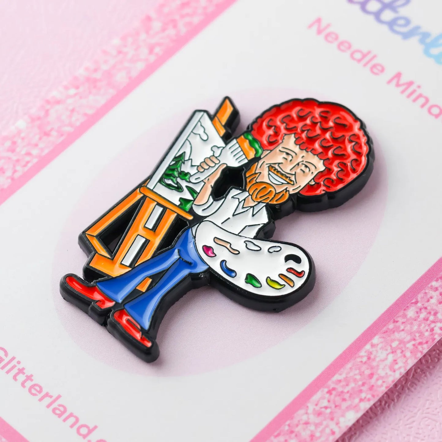 Happy Accidents Painter Needle Minder by Glitterland
