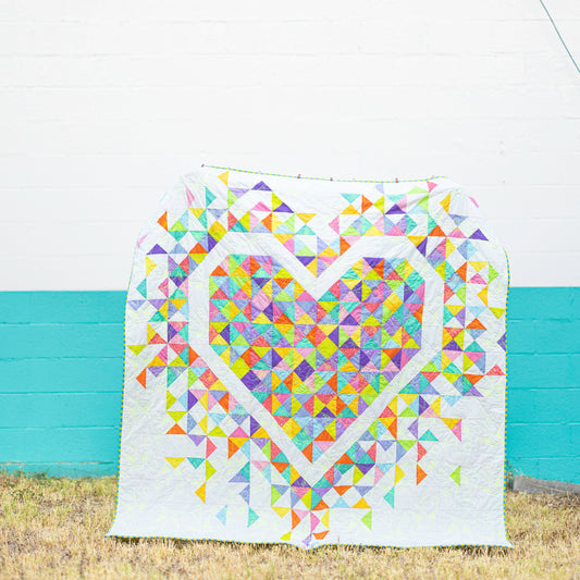 PREORDER: Heart on Her Sleeve Quilt Kit - Tula Pink