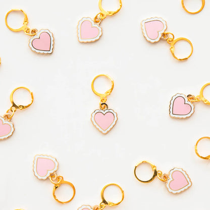 Pink Heart Zipper Charm by Sarah Hearts