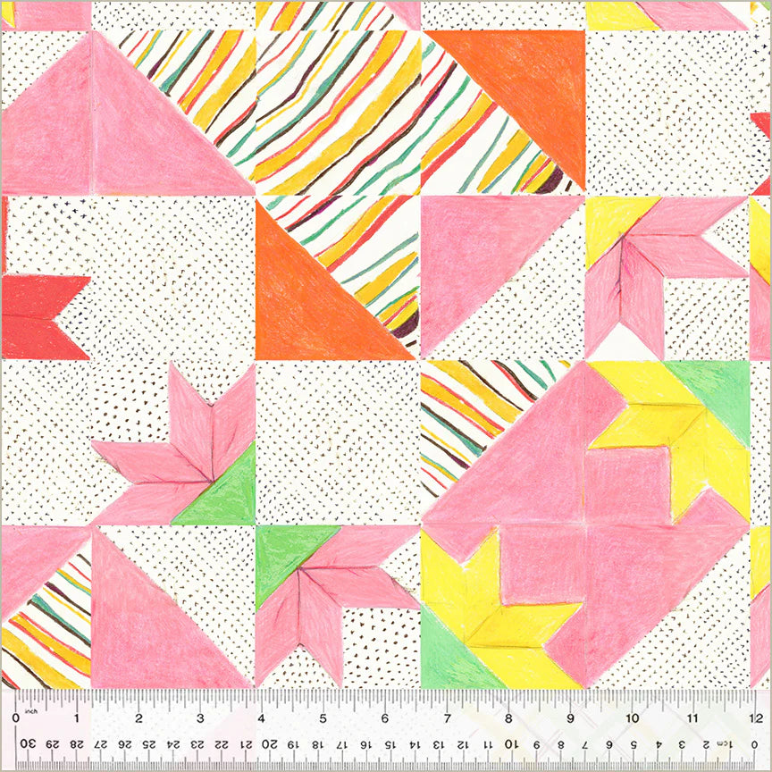 Heather Ross By Hand Bee's Quilt Canvas